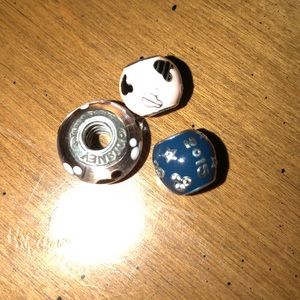 Bundle of 3 Disney pandora charms!!